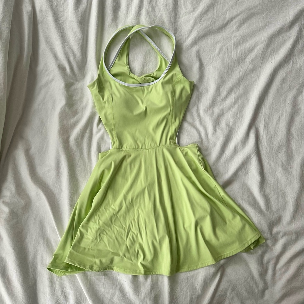 AhaAha Tennis Dress ~ Neon Green M